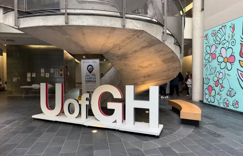 TDSB students presenting digital health campaigns at University of Guelph-Humber