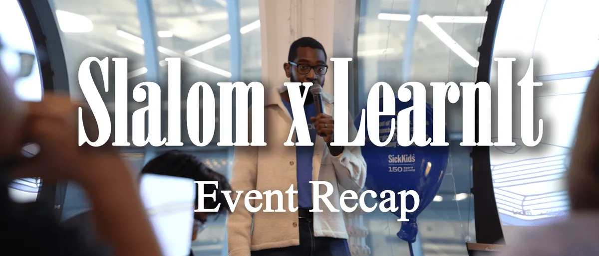 SHSM students pitching AI solutions at Slalom Consulting office in Toronto