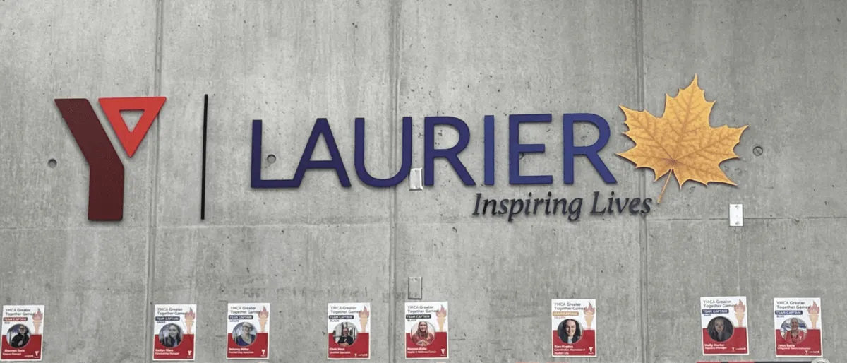 BHNCDSB students presenting Youth Wellness Hub pitches at Wilfrid Laurier University Brantford
